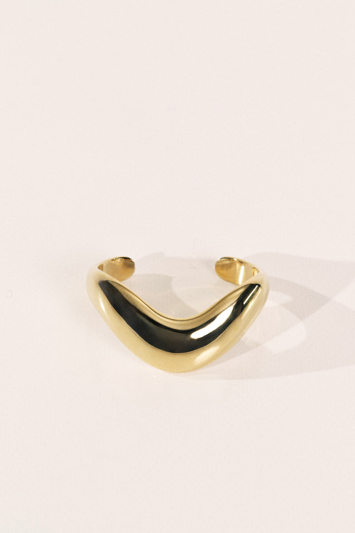 Brancusi Gold Cuff Large