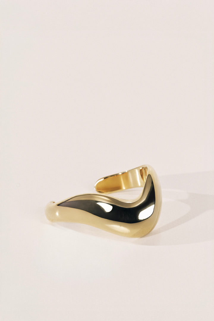 Brancusi Gold Cuff Large