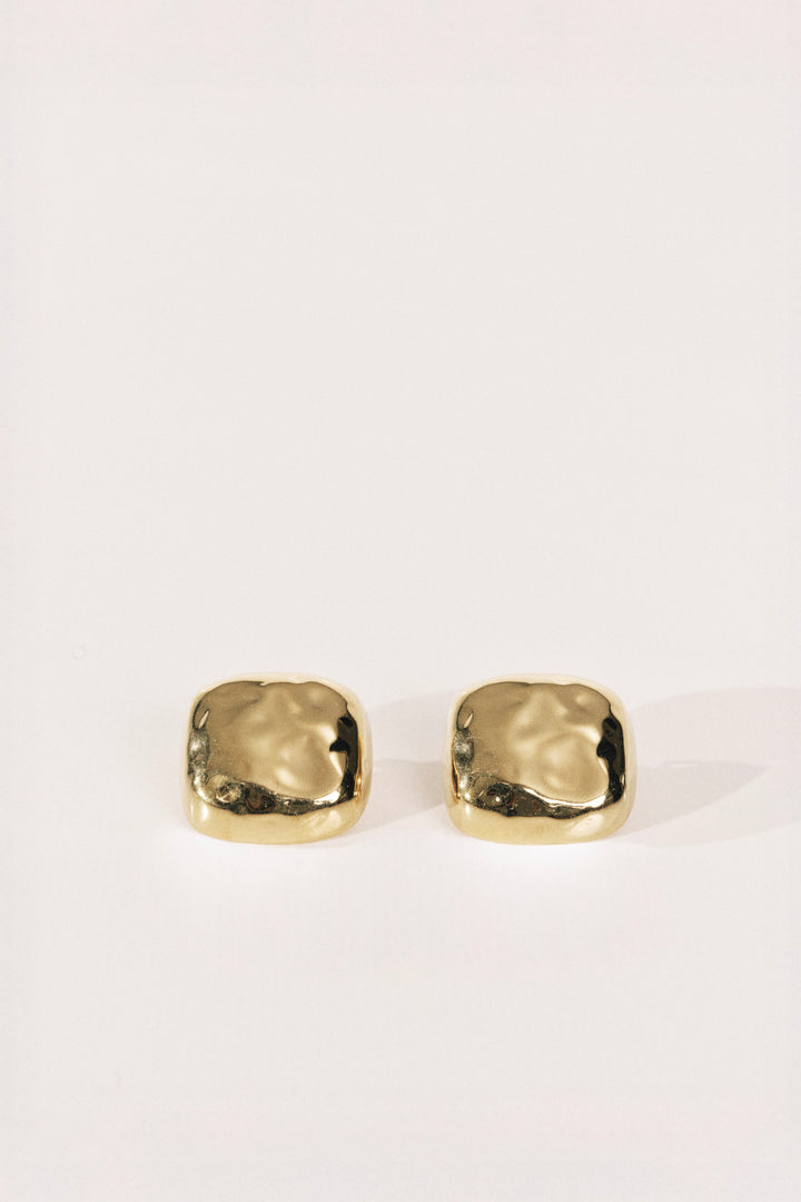 Tetra Gold Earrings Large