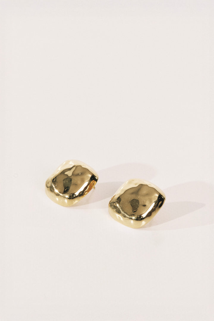 Tetra Gold Earrings Large