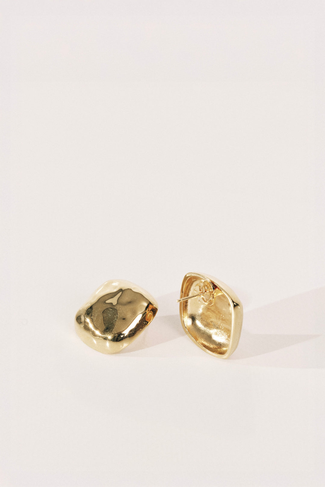 Tetra Gold Earrings Large