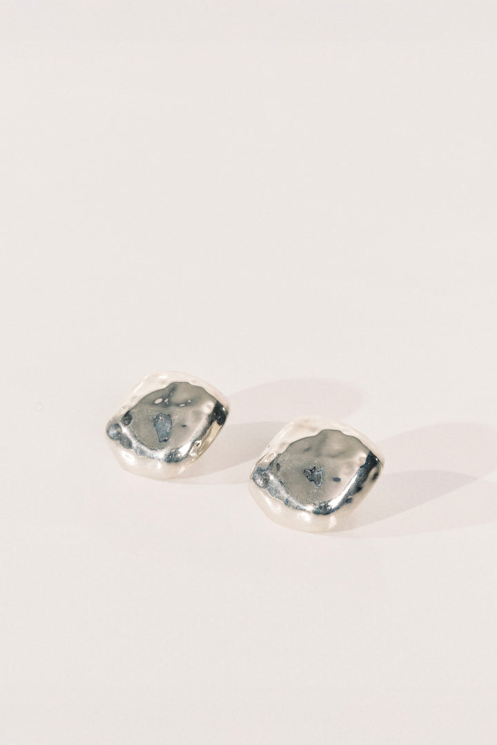 Tetra Silver Earrings Large
