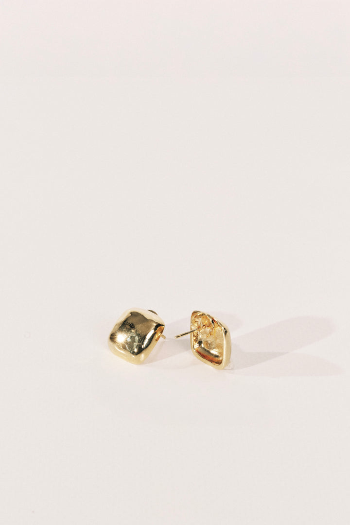 Tetra Gold Earrings Small