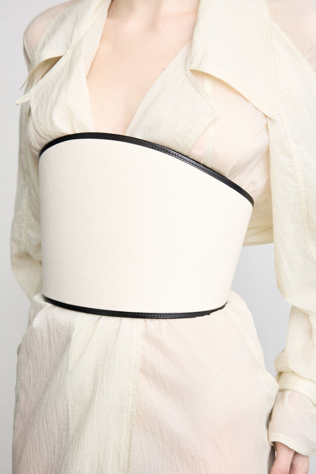 Undone Buckle Corset Canvas