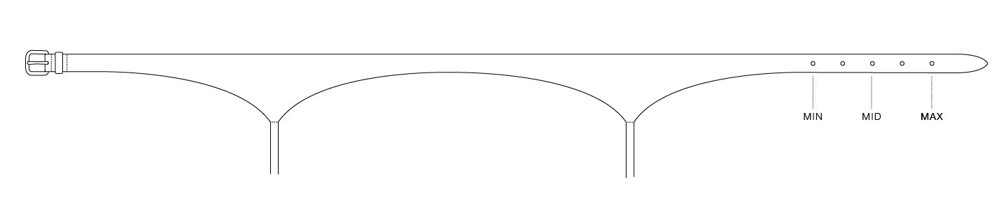 Laisse size chart