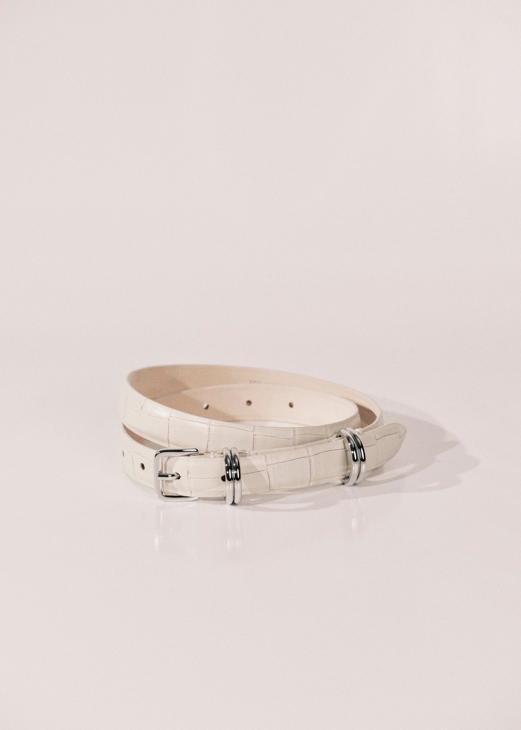 Constance Alligator Ivory Silver