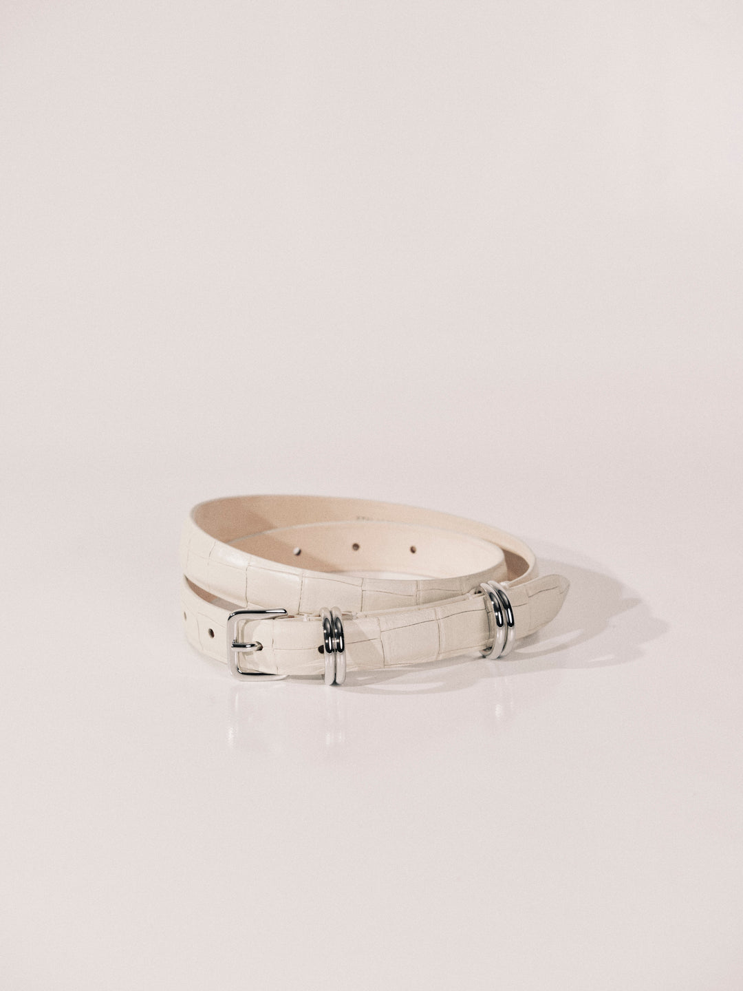Constance Alligator Ivory Silver