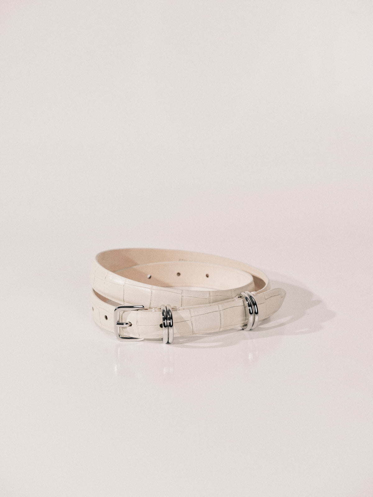 Constance Alligator Ivory Silver