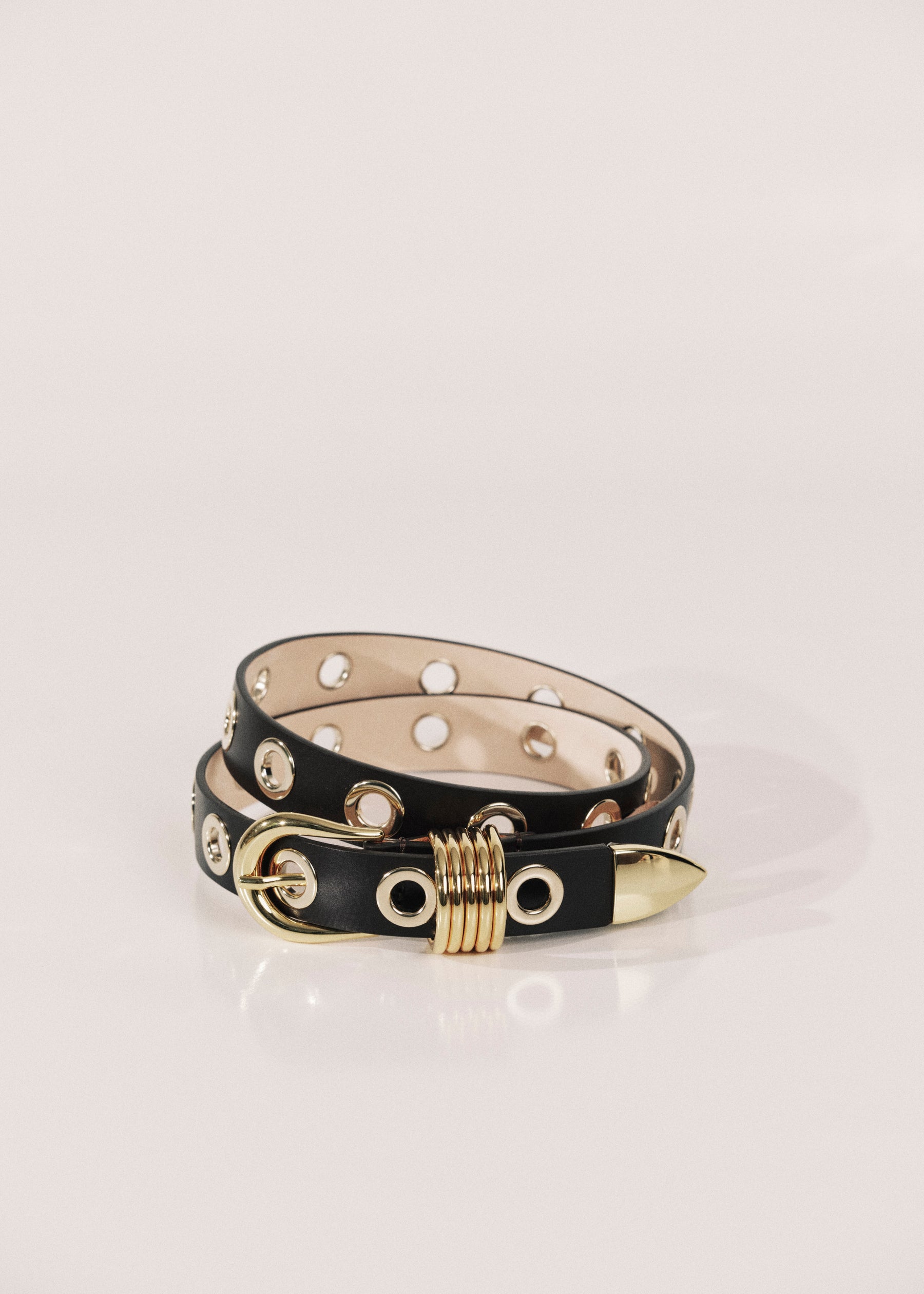 Full Rivet Black Gold