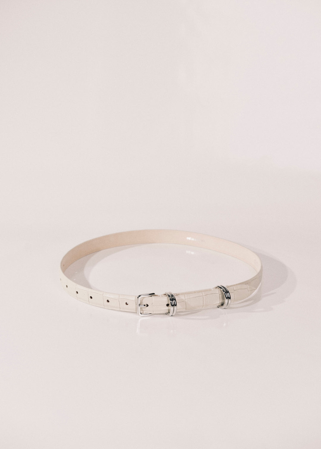 Constance Alligator Ivory Silver
