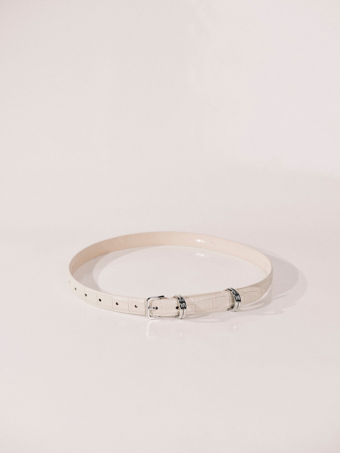 Constance Alligator Ivory Silver