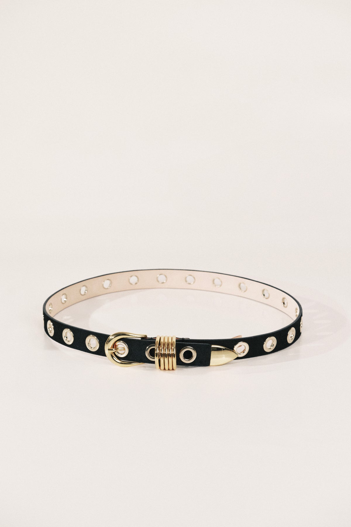 Full Rivet Black Gold