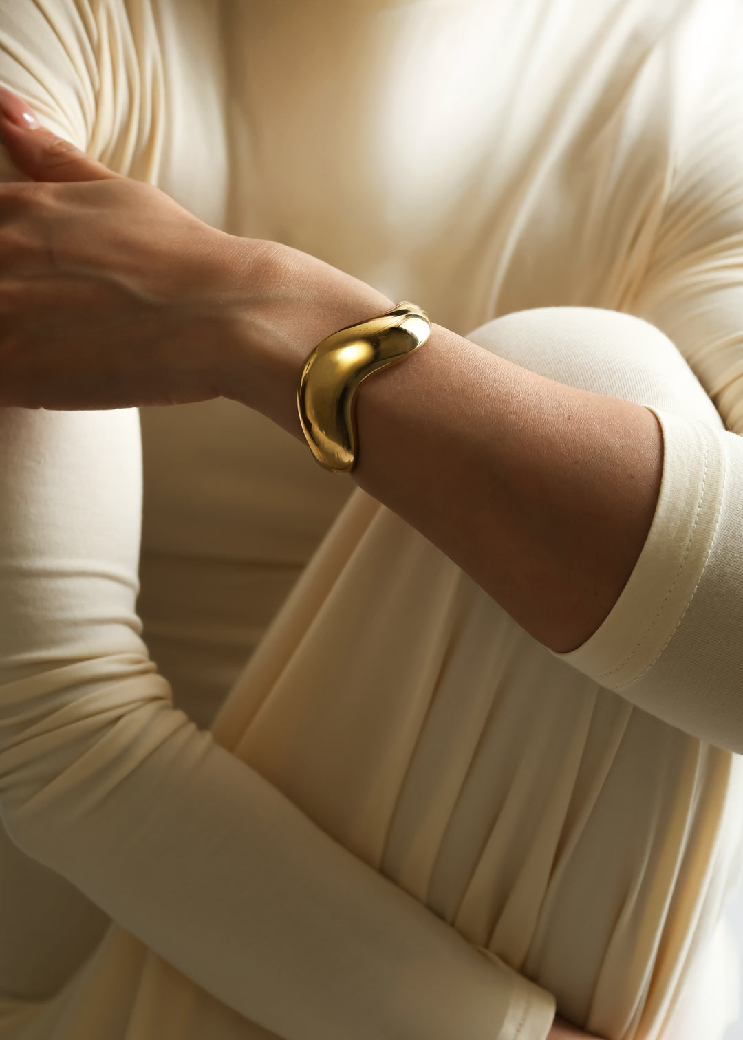 Brancusi Gold Cuff