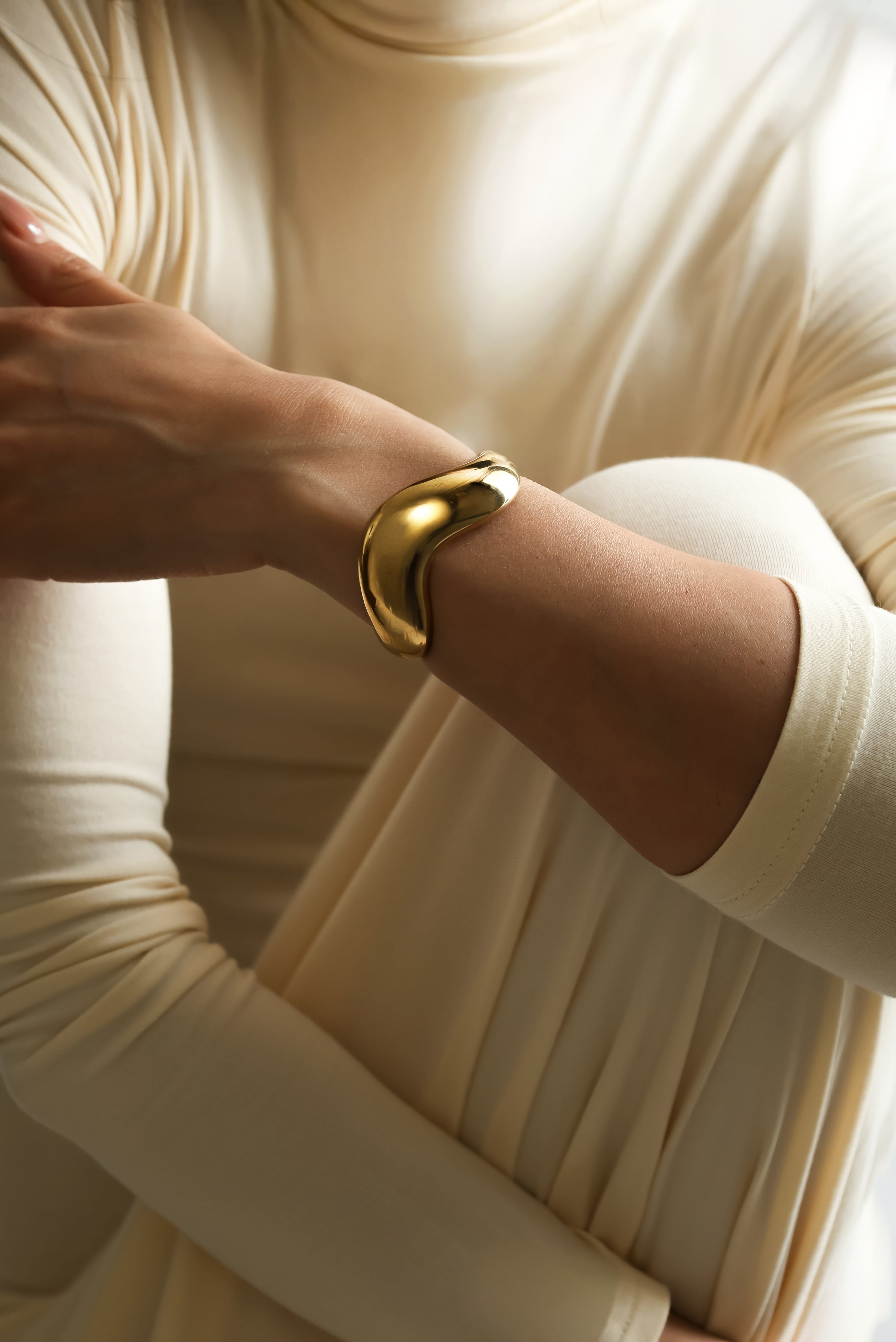 Brancusi Gold Cuff