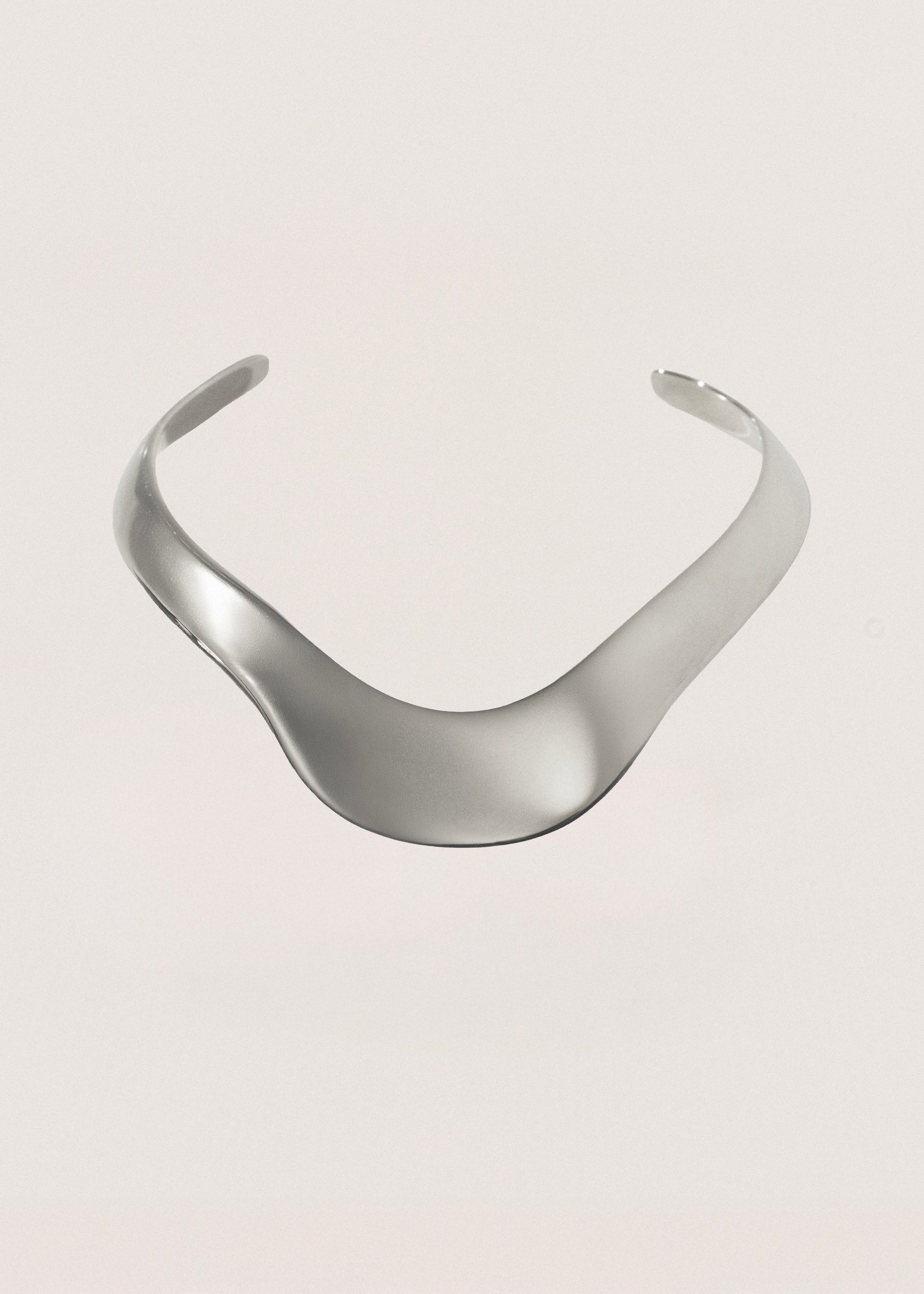 Brancusi Silver Choker