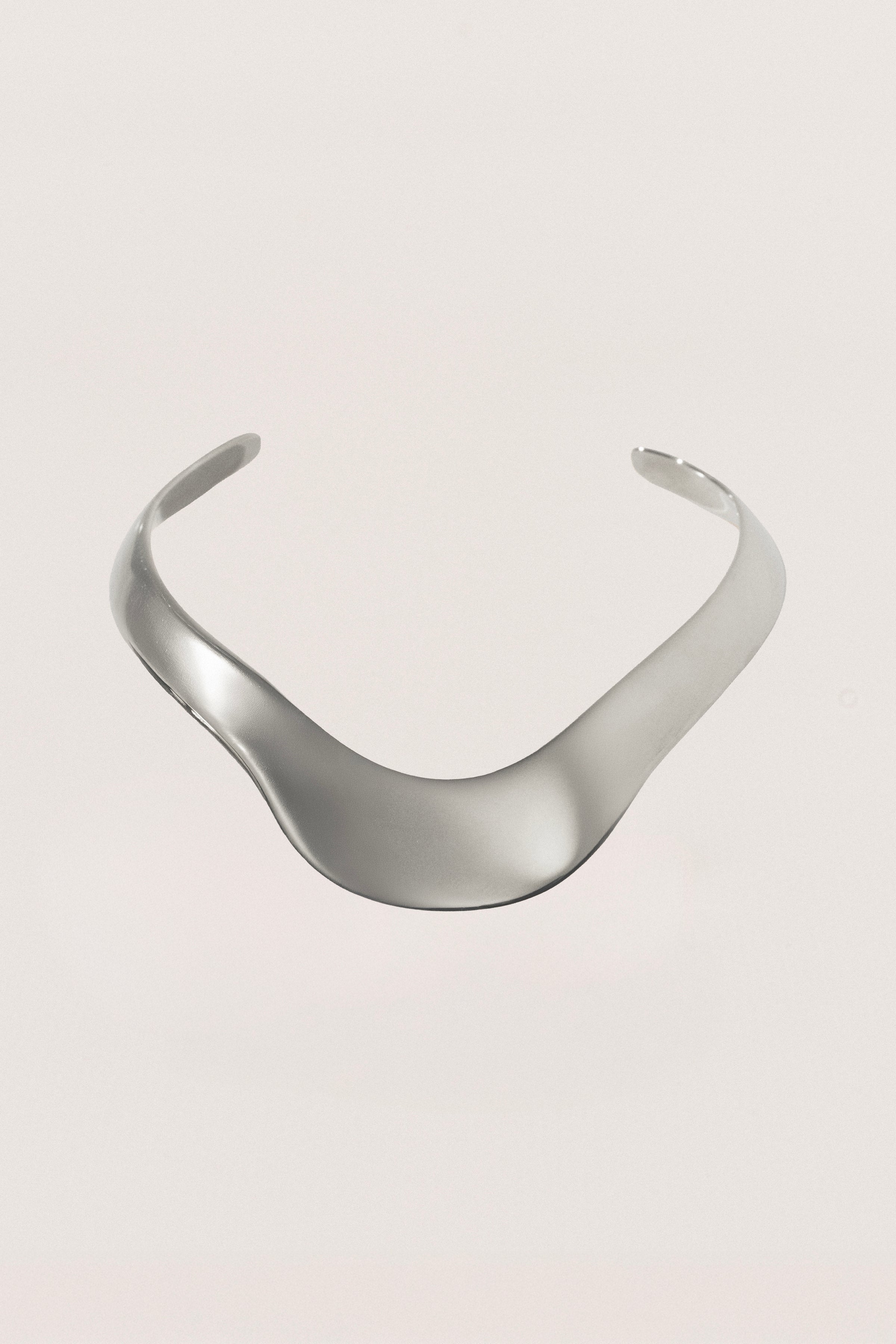 Brancusi Silver Choker