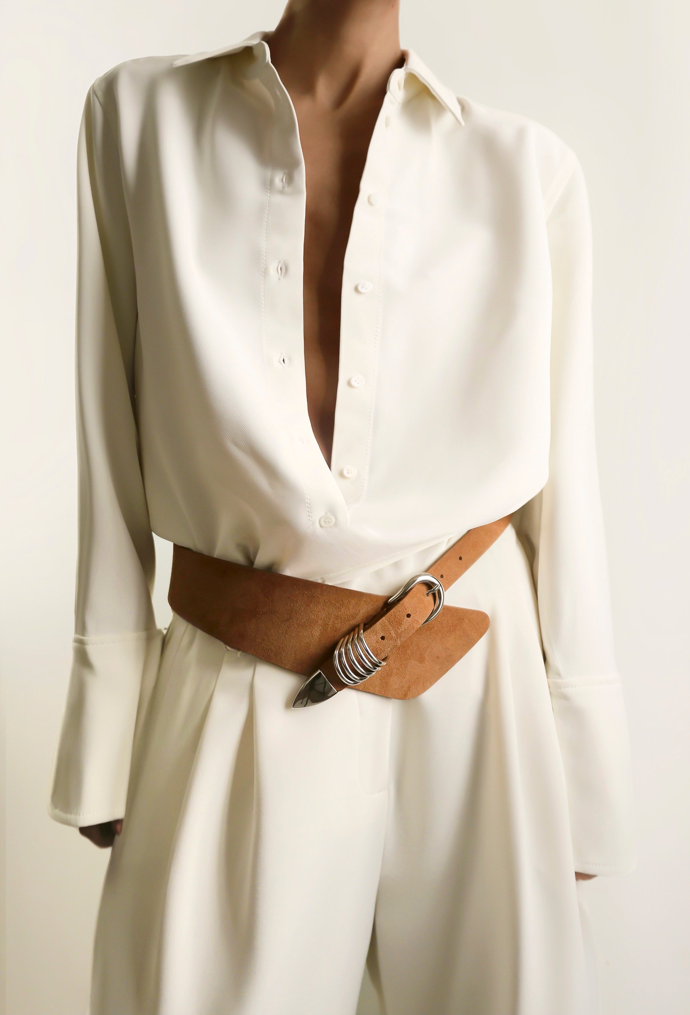 Alcott Caramel Suede Silver
