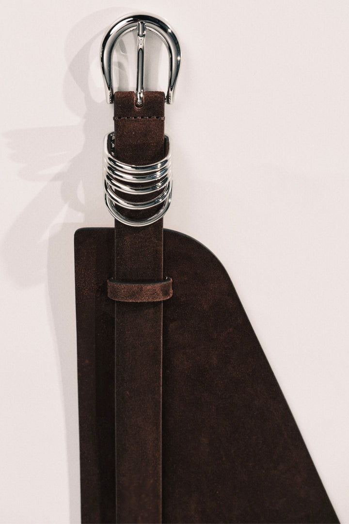 Bodice Belt Suede Short