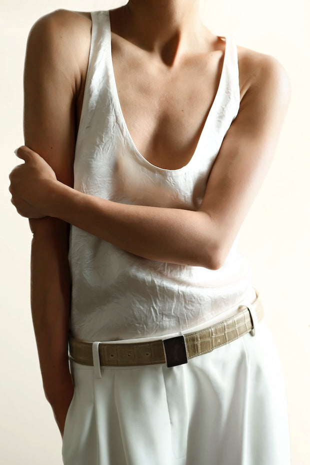 Brandt Chai Alligator Silver