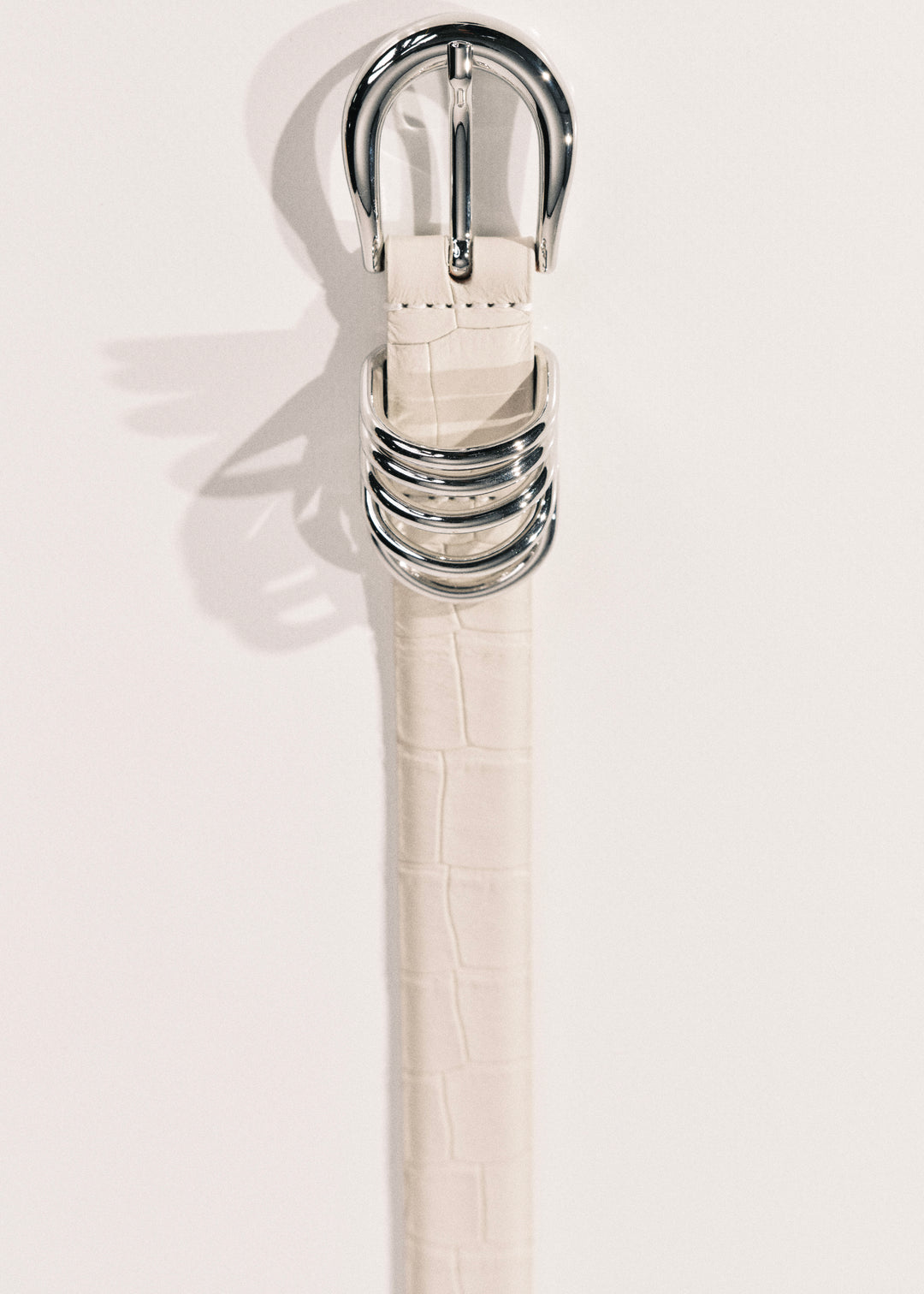 Hollyhock Ivory Alligator Silver
