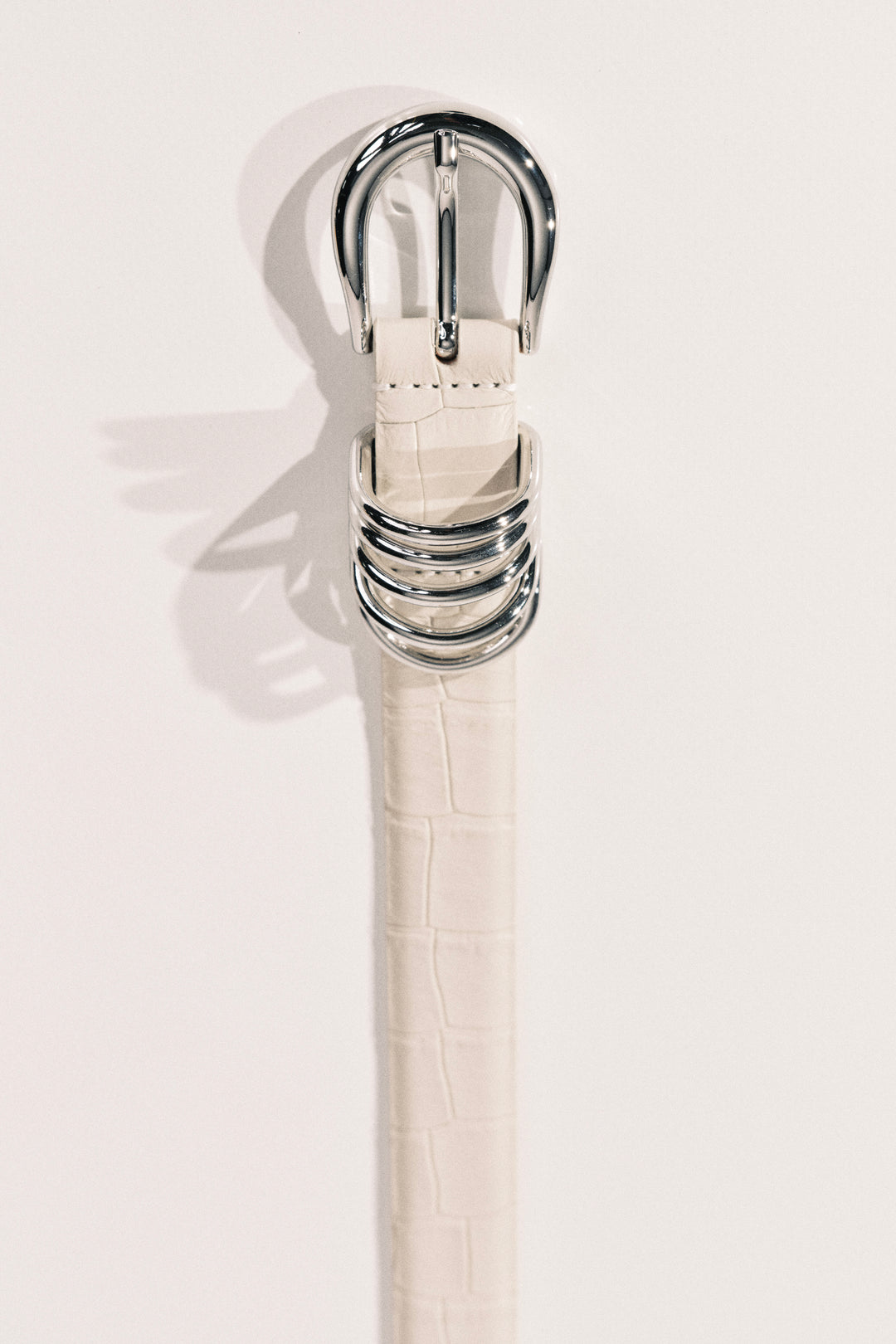 Hollyhock Ivory Alligator Silver