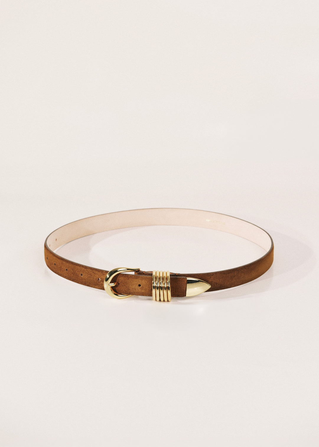 Hollyhock Ochre Suede Gold