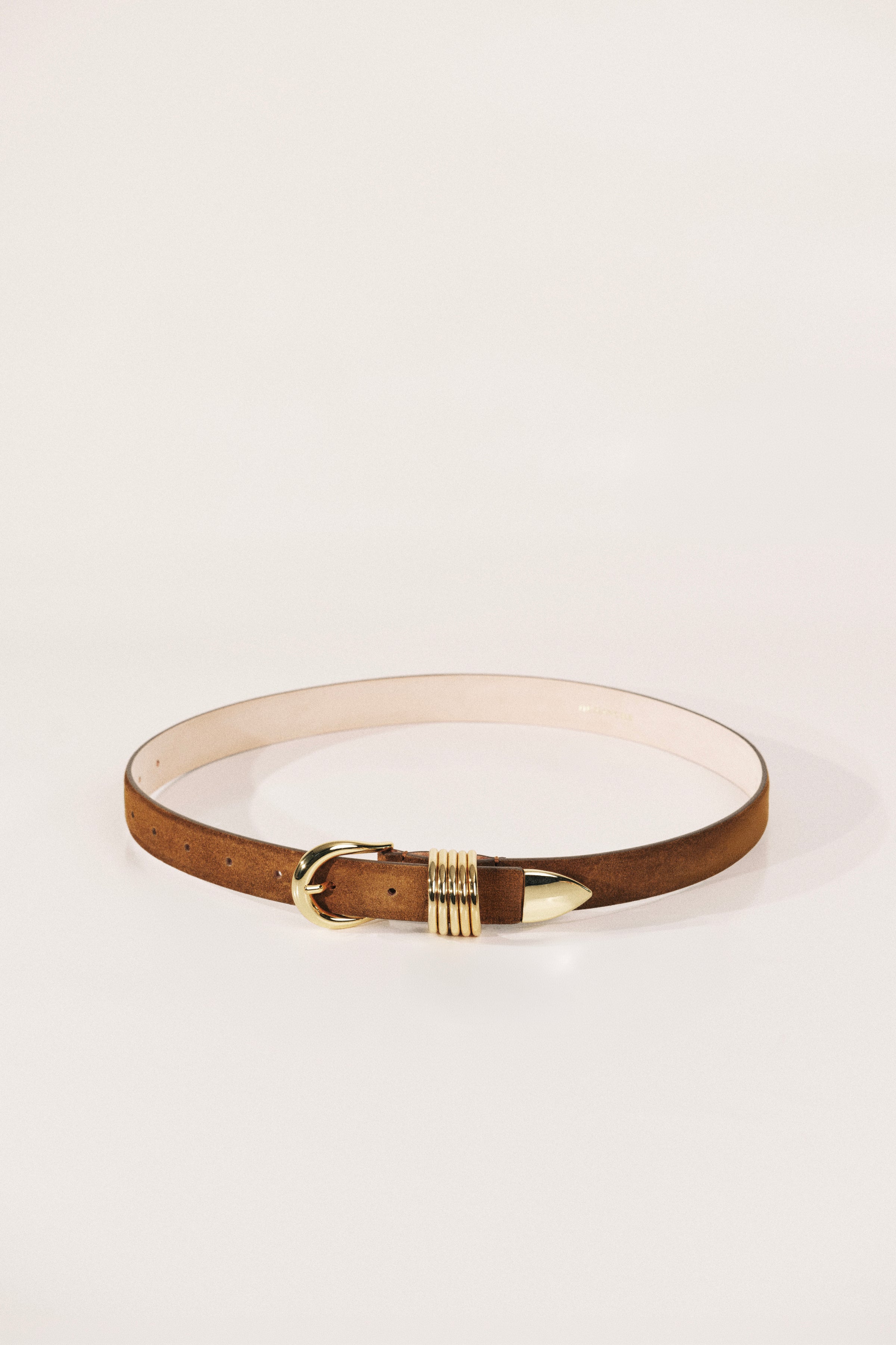 Hollyhock Ochre Suede Gold