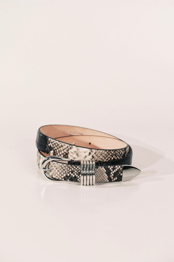 Hollyhock Two Toned Snake & Black Croco
