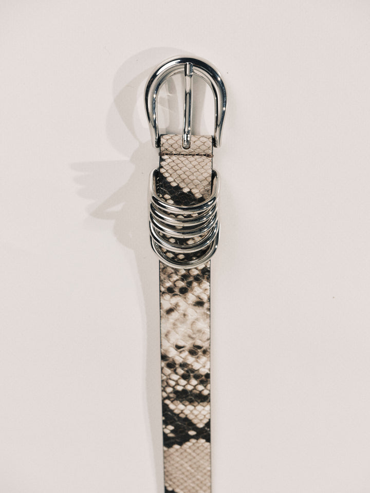 Hollyhock Two Toned Snake & Black Croco