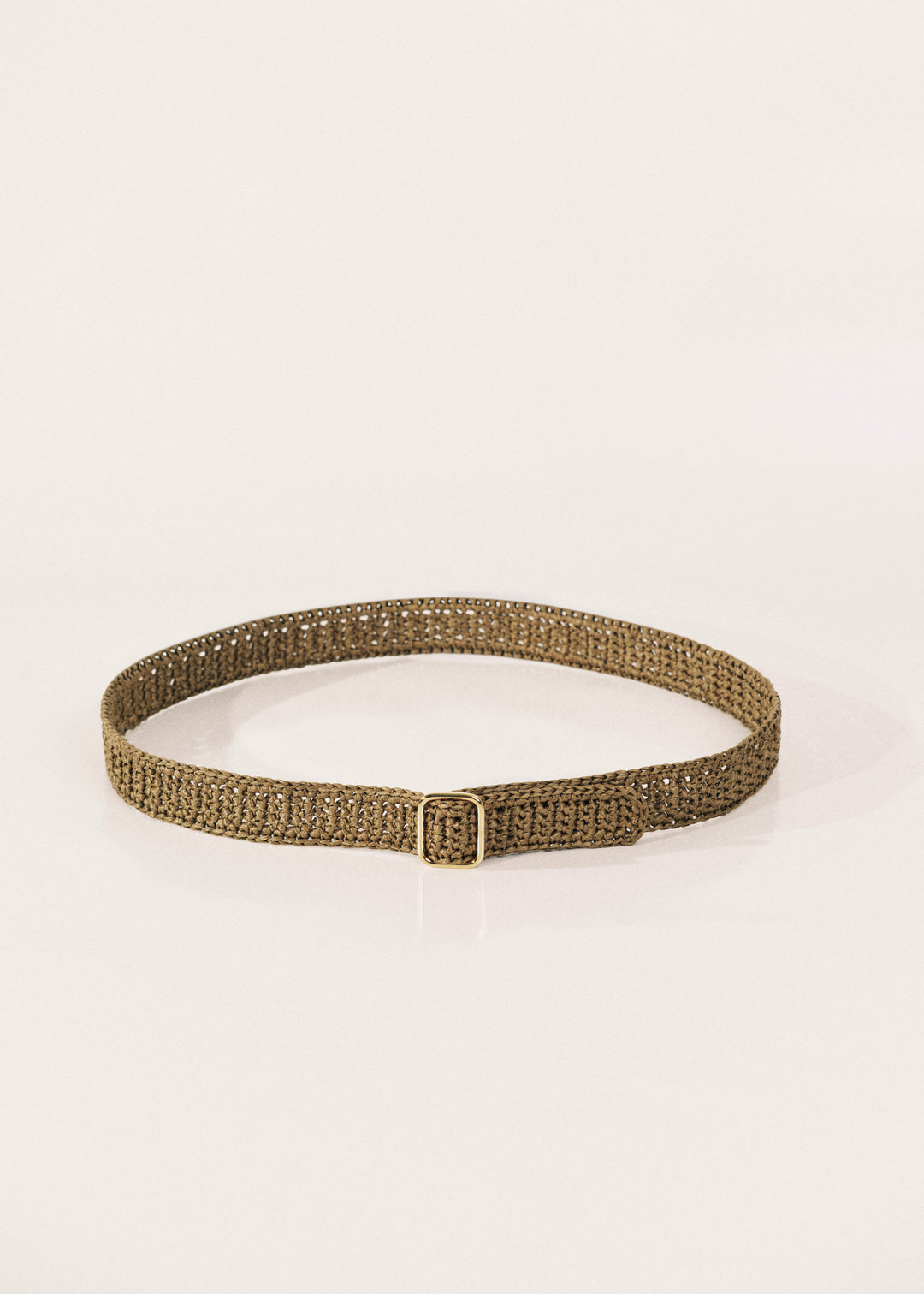 Mako Khaki Raffia Gold