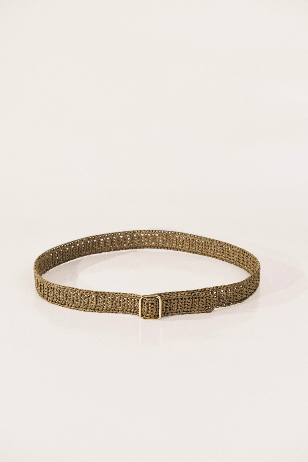 Mako Khaki Raffia Gold