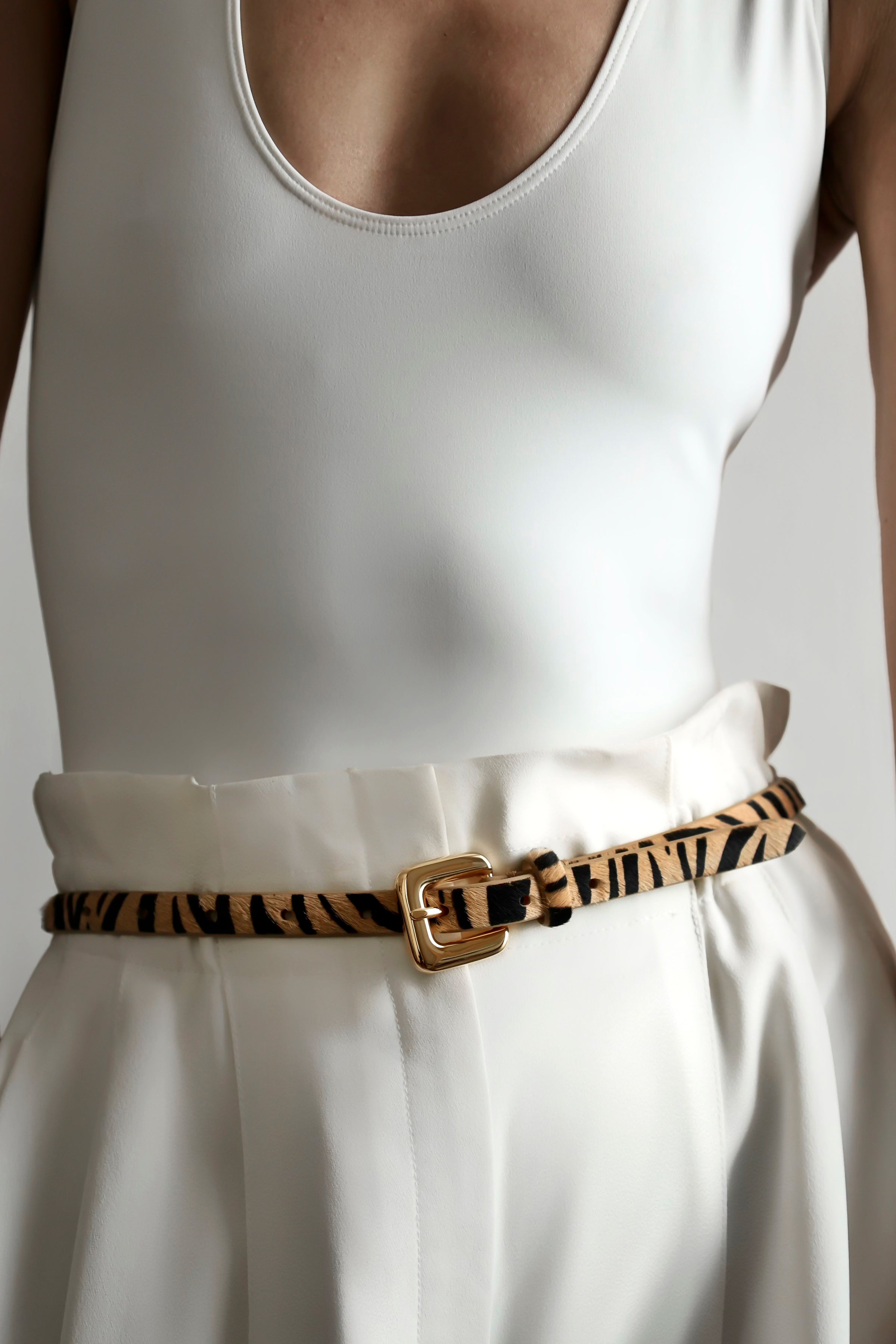 Mara Zebra Calf Hair Gold
