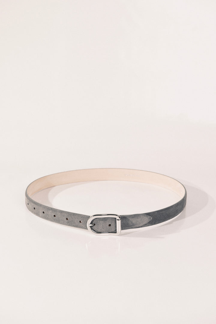 Mija Fog Suede Silver