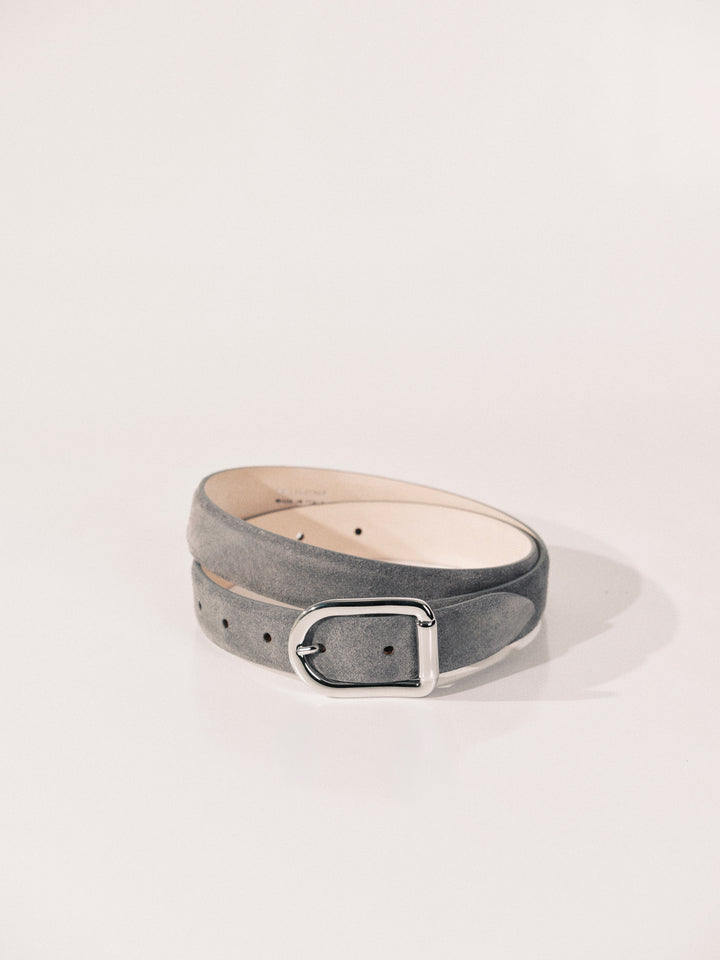 Mija Fog Suede Silver