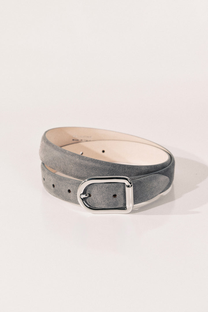 Mija Fog Suede Silver