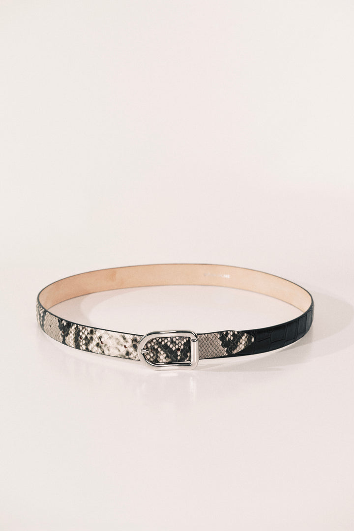Mija Two Toned Snake & Black Croco