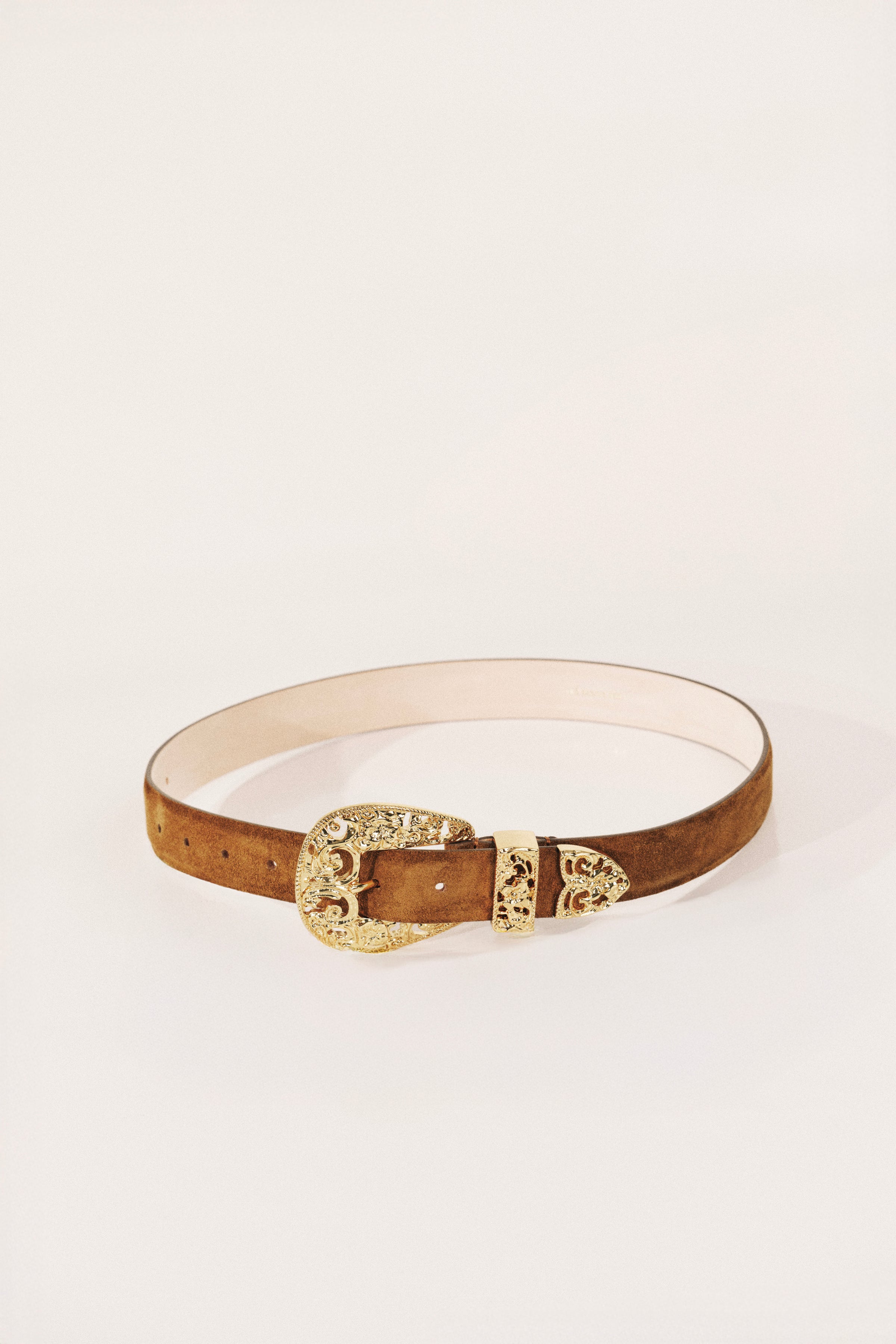 Versailles Ochre Suede Gold