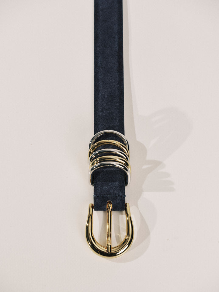 Hollyhock Mixed Metal Suede