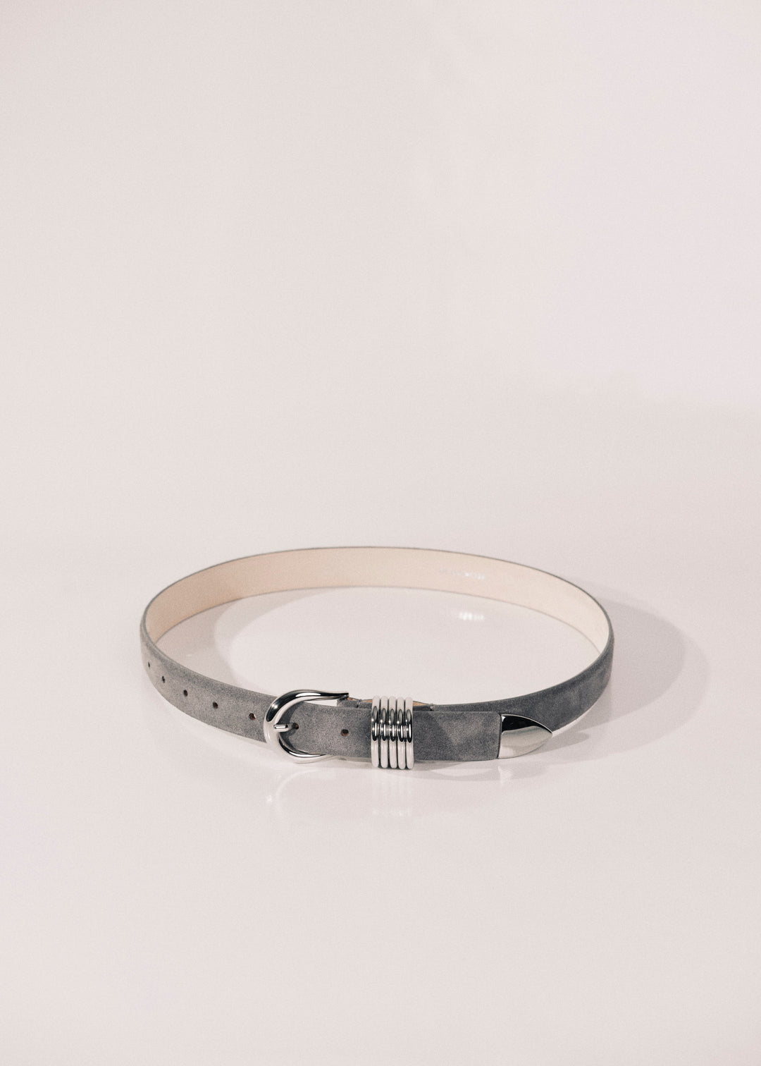 Hollyhock Fog Suede Silver