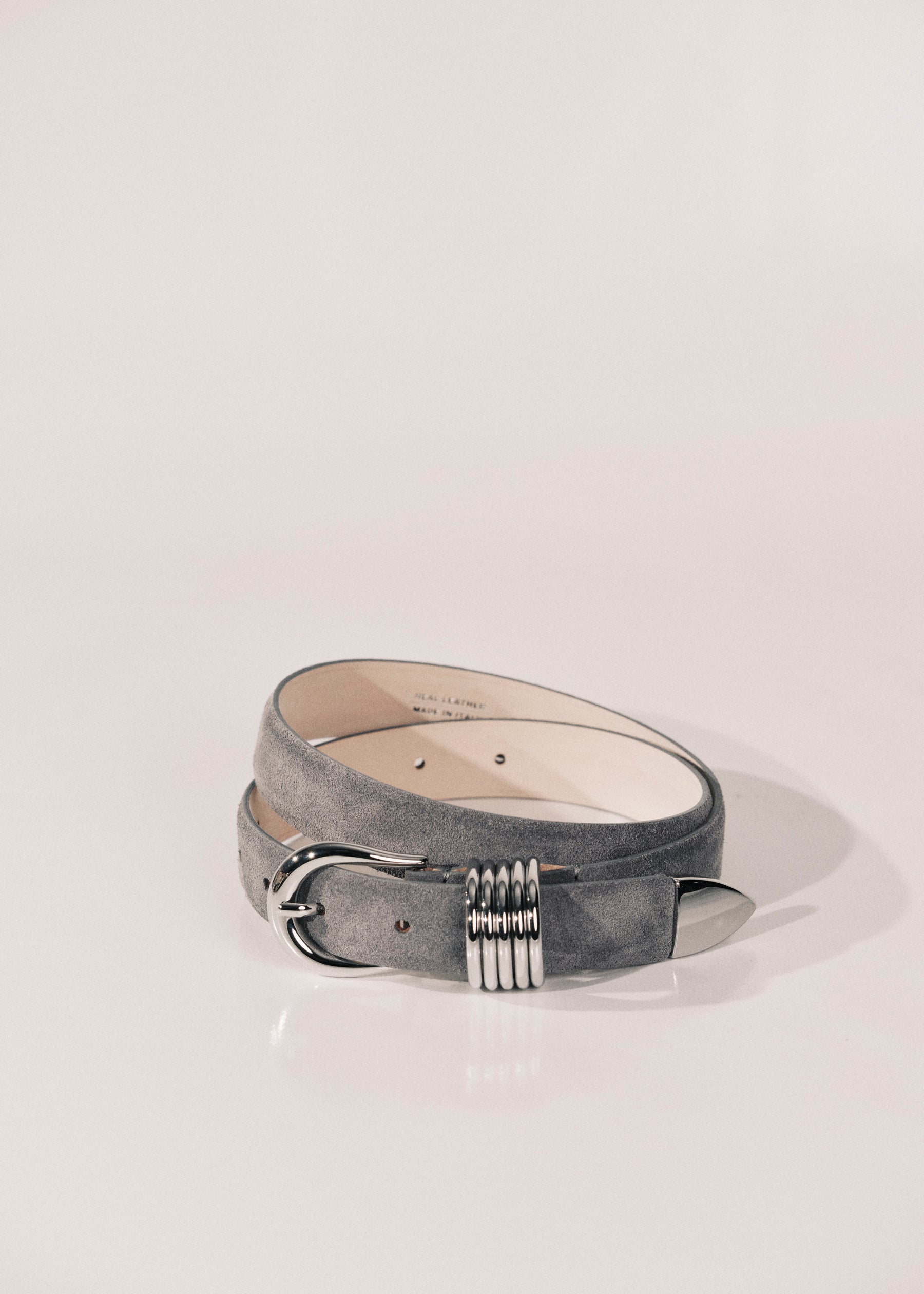Hollyhock Fog Suede Silver