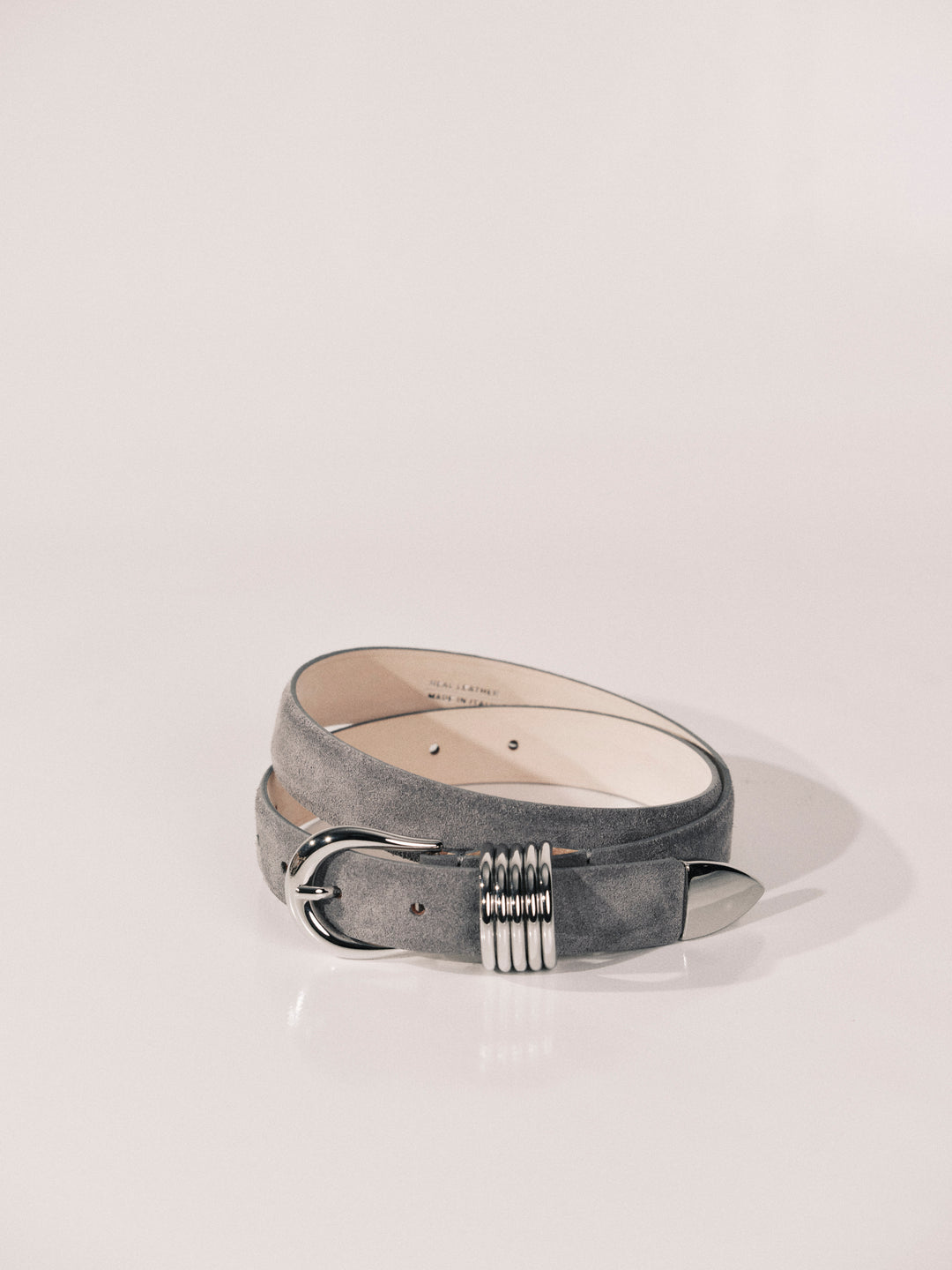 Hollyhock Fog Suede Silver