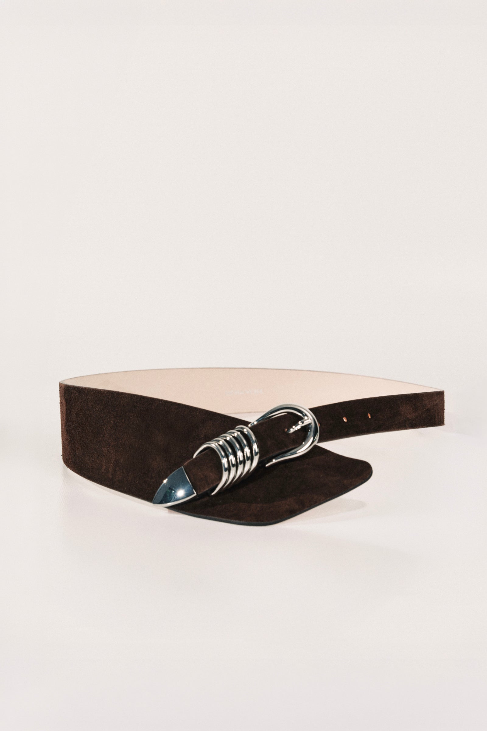 Alcott Chocolate Suede Silver