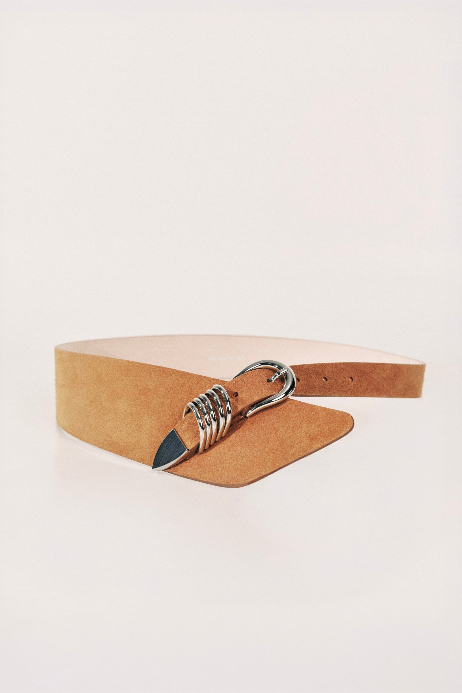 Alcott Caramel Suede Silver