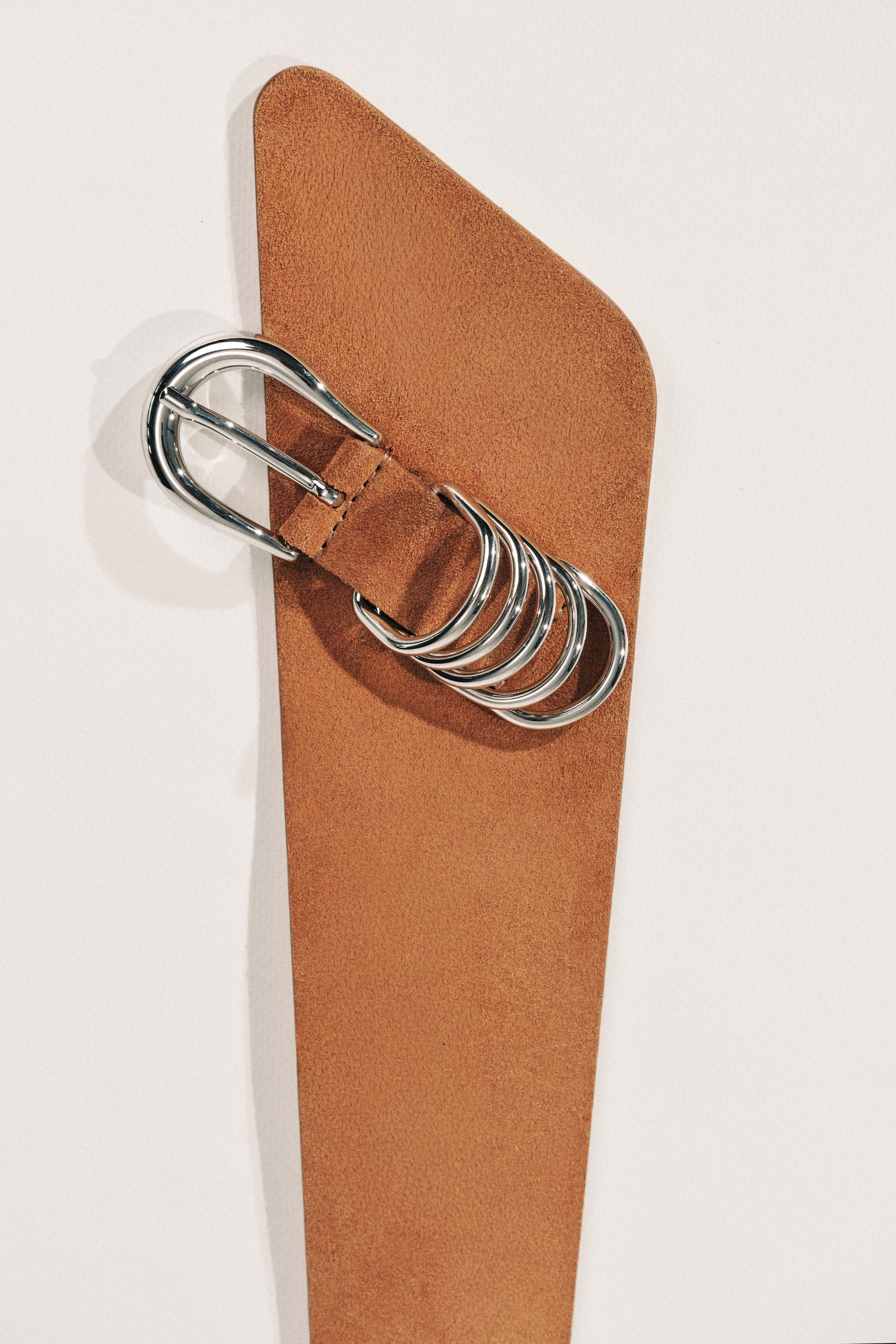 Alcott Caramel Suede Silver
