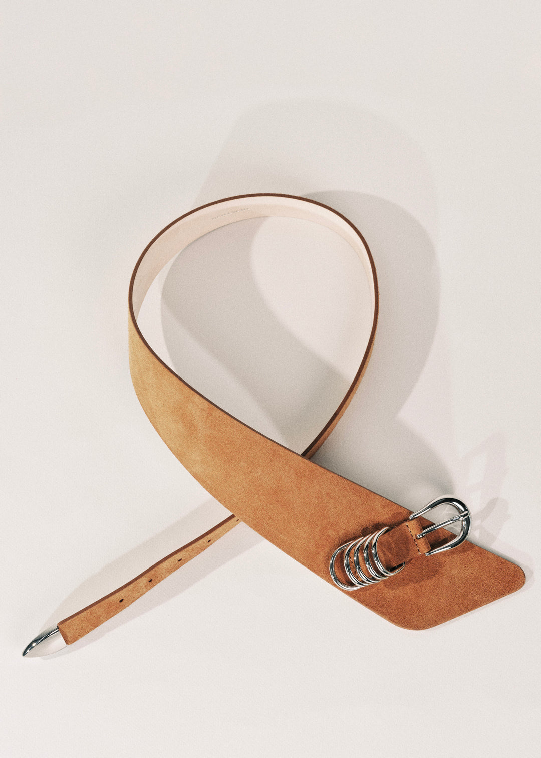Alcott Caramel Suede Silver