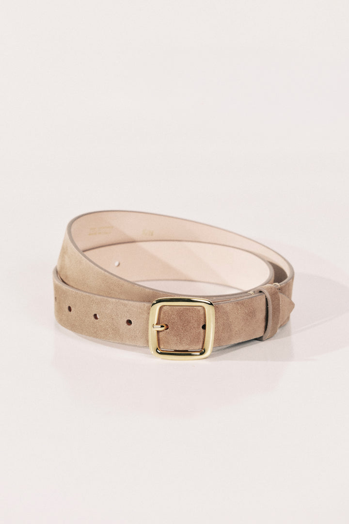 Baptiste Man Buff Suede Gold