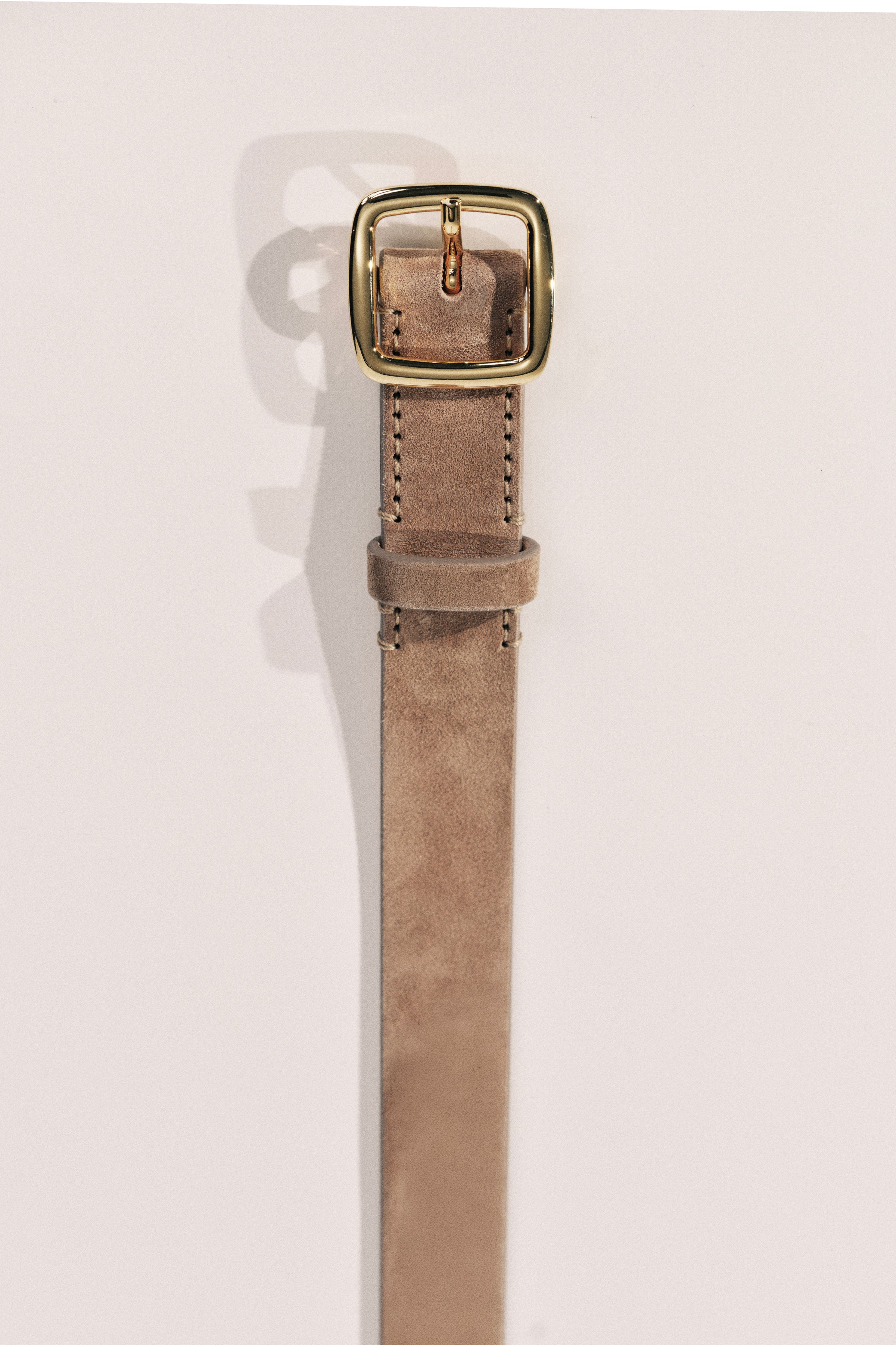 Baptiste Man Buff Suede Gold