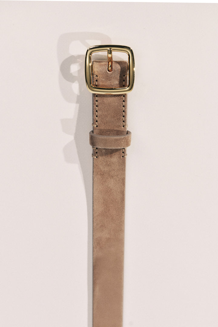 Baptiste Man Buff Suede Gold