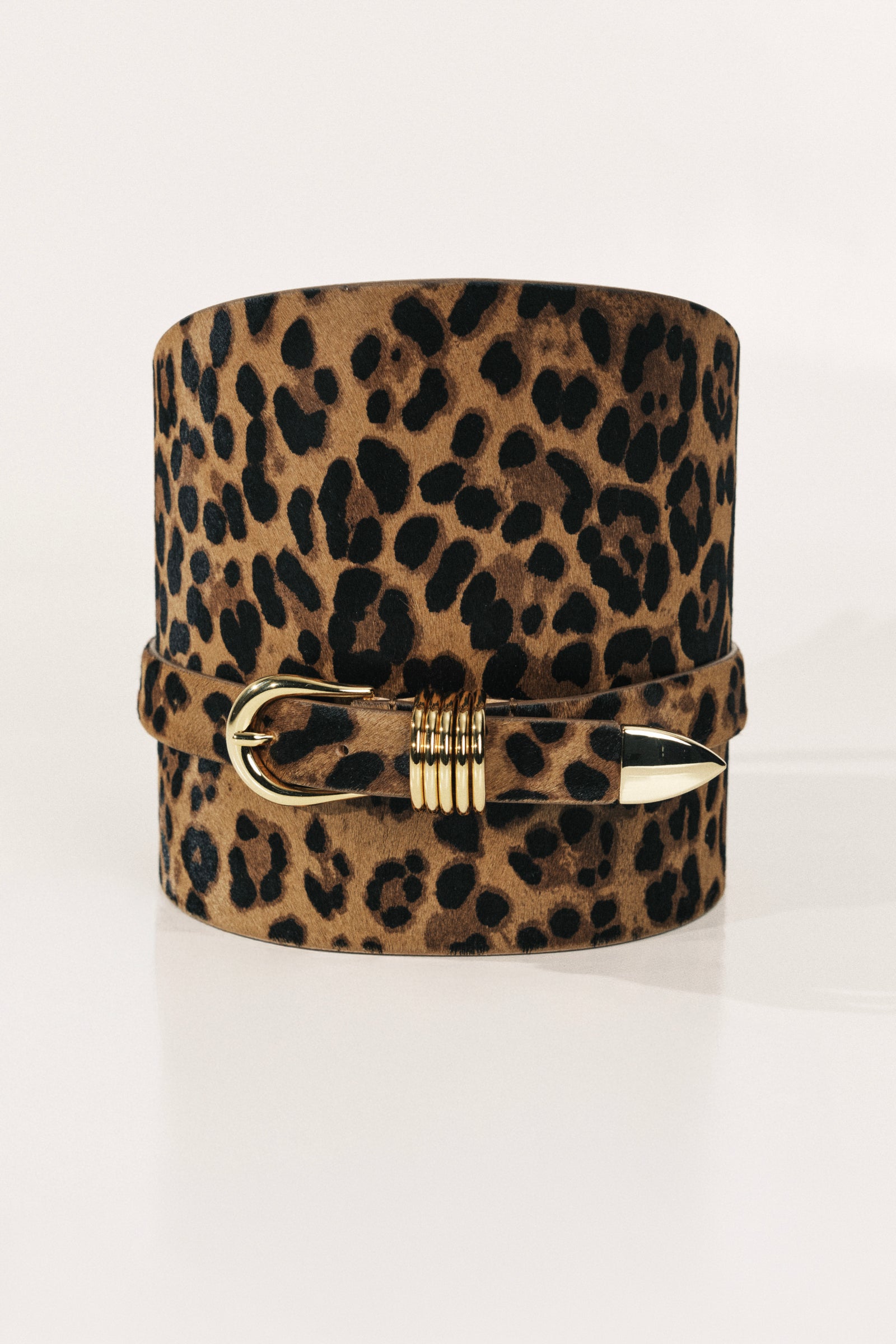 Bodice Belt Jaguar Calf Hair Gold