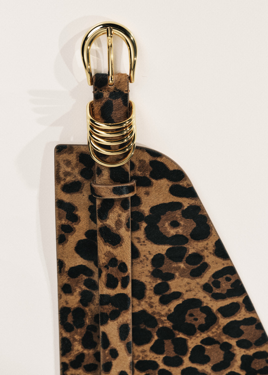 Bodice Belt Jaguar Calf Hair Gold